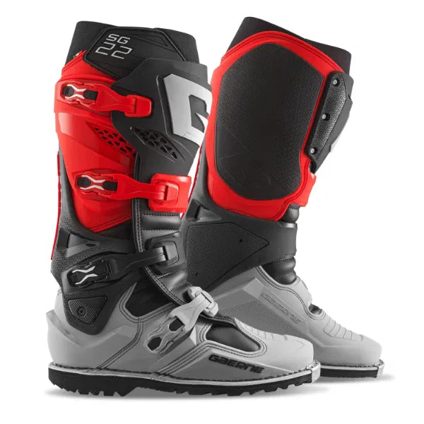 Gaerne SG22 Gore-Tex Enduro Red/Black/Grey Limited Edition Motocross Boots