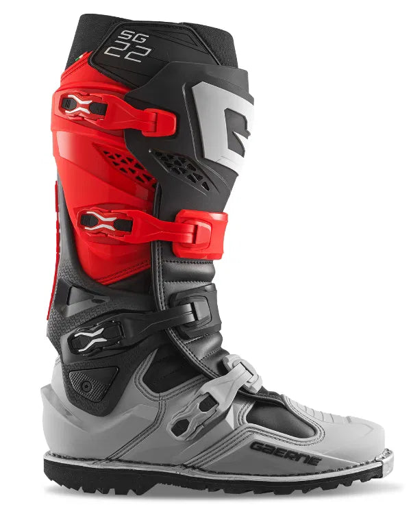 Gaerne SG22 Gore-Tex Enduro Red/Black/Grey Limited Edition Motocross Boots