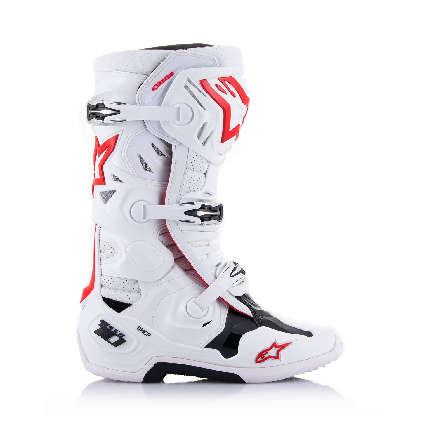 Alpinestars Tech 10 Supervented - White Bright Red Boots