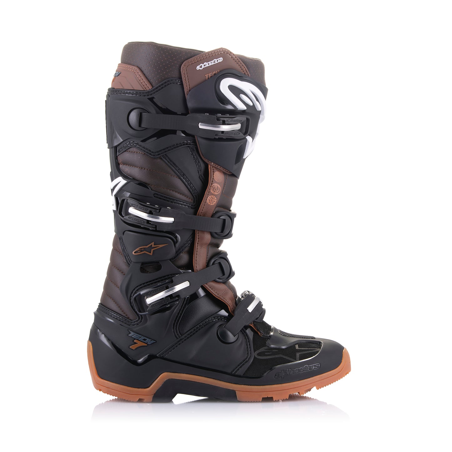 Alpinestars Tech 7 Enduro - Black Dark Brown Boots