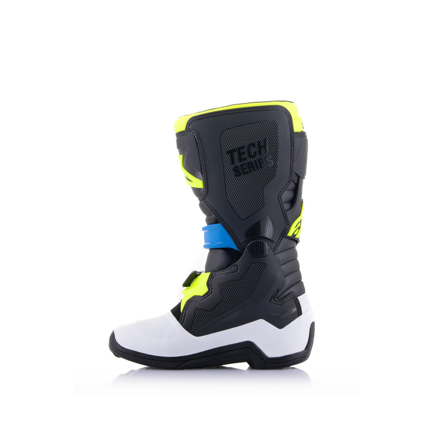 Alpinestars Tech 7S Youth - Black Enamel Blue Yellow Fluo Boots