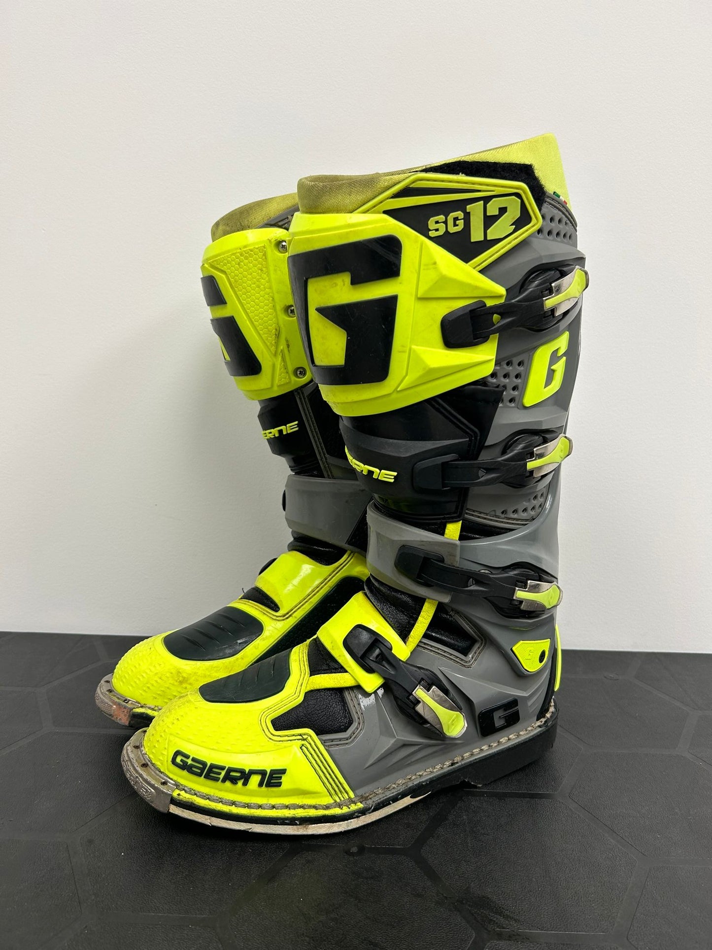 Gaerne SG12 - Grey/Yellow - US9/UK8 - Used
