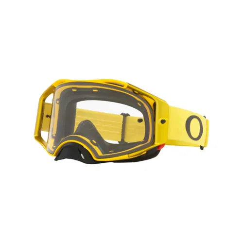 Oakley Airbrake MX Goggle Moto Yellow Clear Lens - Brand New