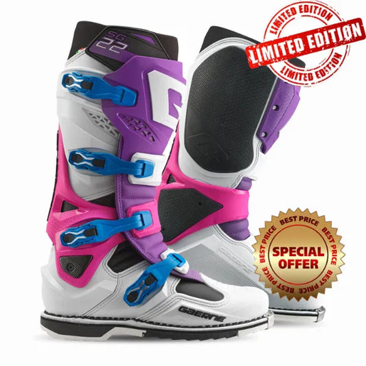 Gaerne SG.22 Purple/White Limited Edition Motocross Boot
