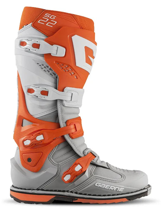 Gaerne SG.22 Orange/White/Grey Motocross Boot