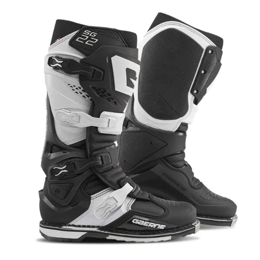 Gaerne SG22 Black/White Motocross Boots