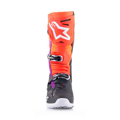 Alpinestars Tech 10 - Black Red Fluo Orange Fluo Wht Boots