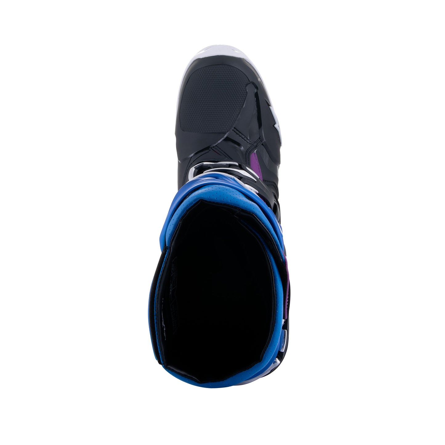 Alpinestars Tech 10 Supervented - Black Enamel Blue Purple White Boots