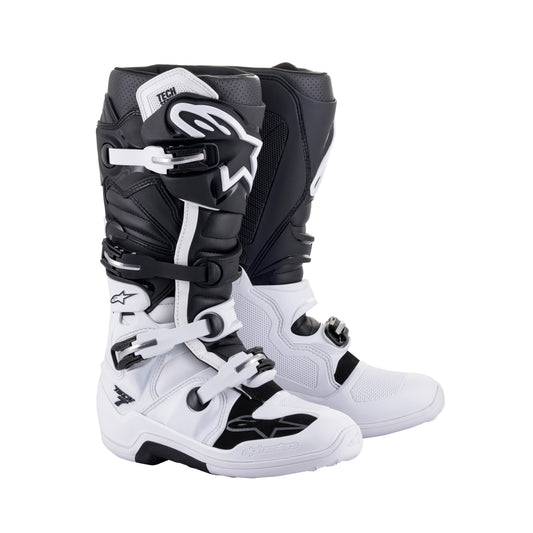 Alpinestars Tech 7 - White Black Boots