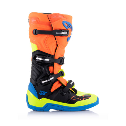 Alpinestars Tech 5 - Orange Fluo Enamel Blue Yel Fl Boots