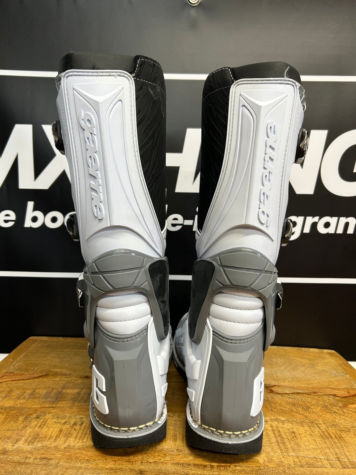 Gaerne Fastback Motocross Boots - White - UK12/US13 - Brand New