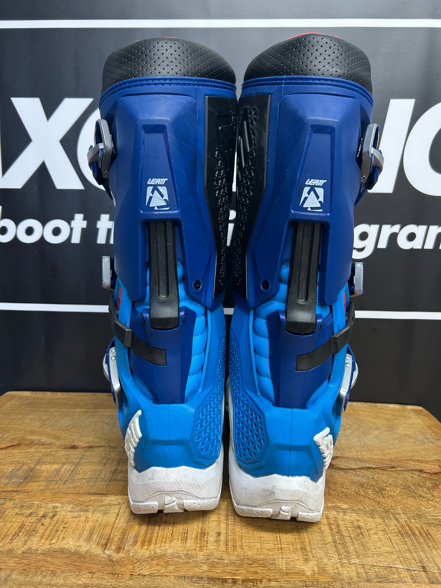 Leatt GPX 5.5 Flexlock Motocross Offroad Boots White Blue - Used - UK11