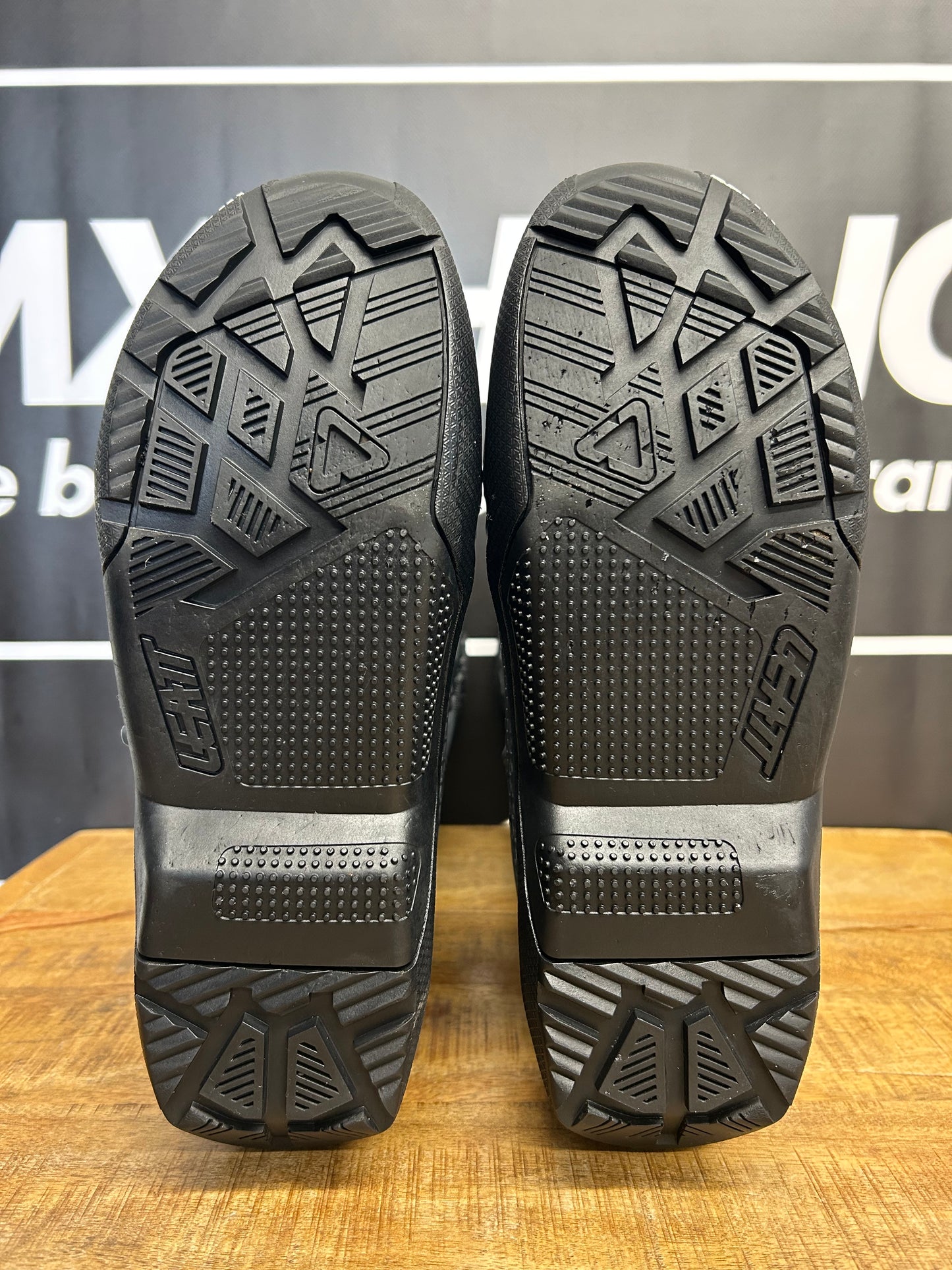 Leatt 4.5 Flexlock Motocross Offroad Boots White Blue - Used - UK8