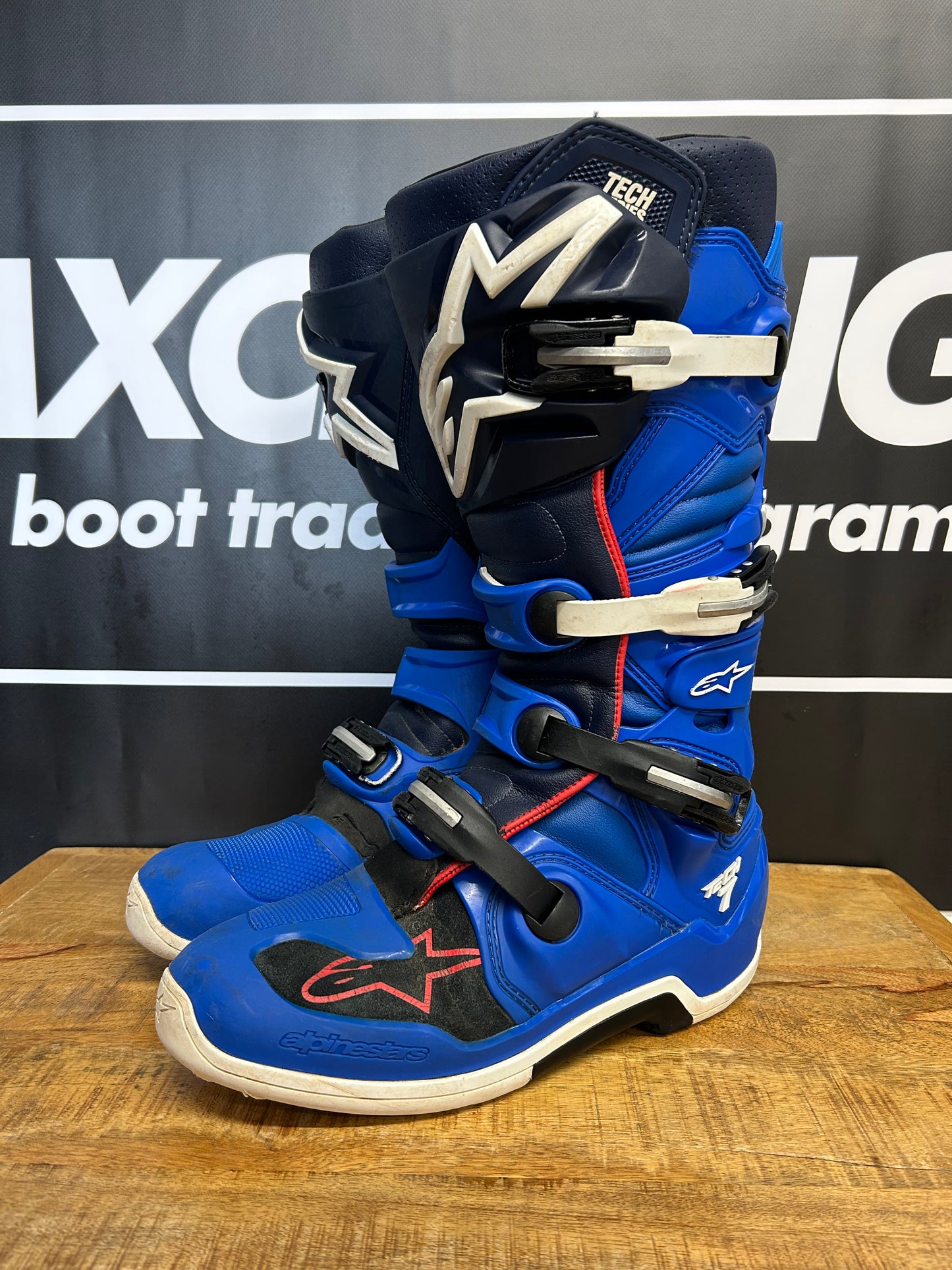 Alpinestars Tech 7 Motocross Boots Enduro MX Boot - US10/UK9 - Used - Blue