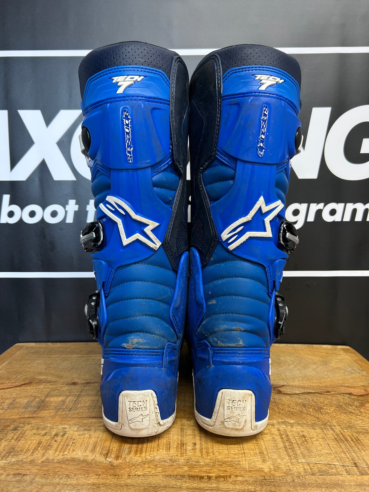 Alpinestars Tech 7 Motocross Boots Enduro MX Boot - US10/UK9 - Used - Blue