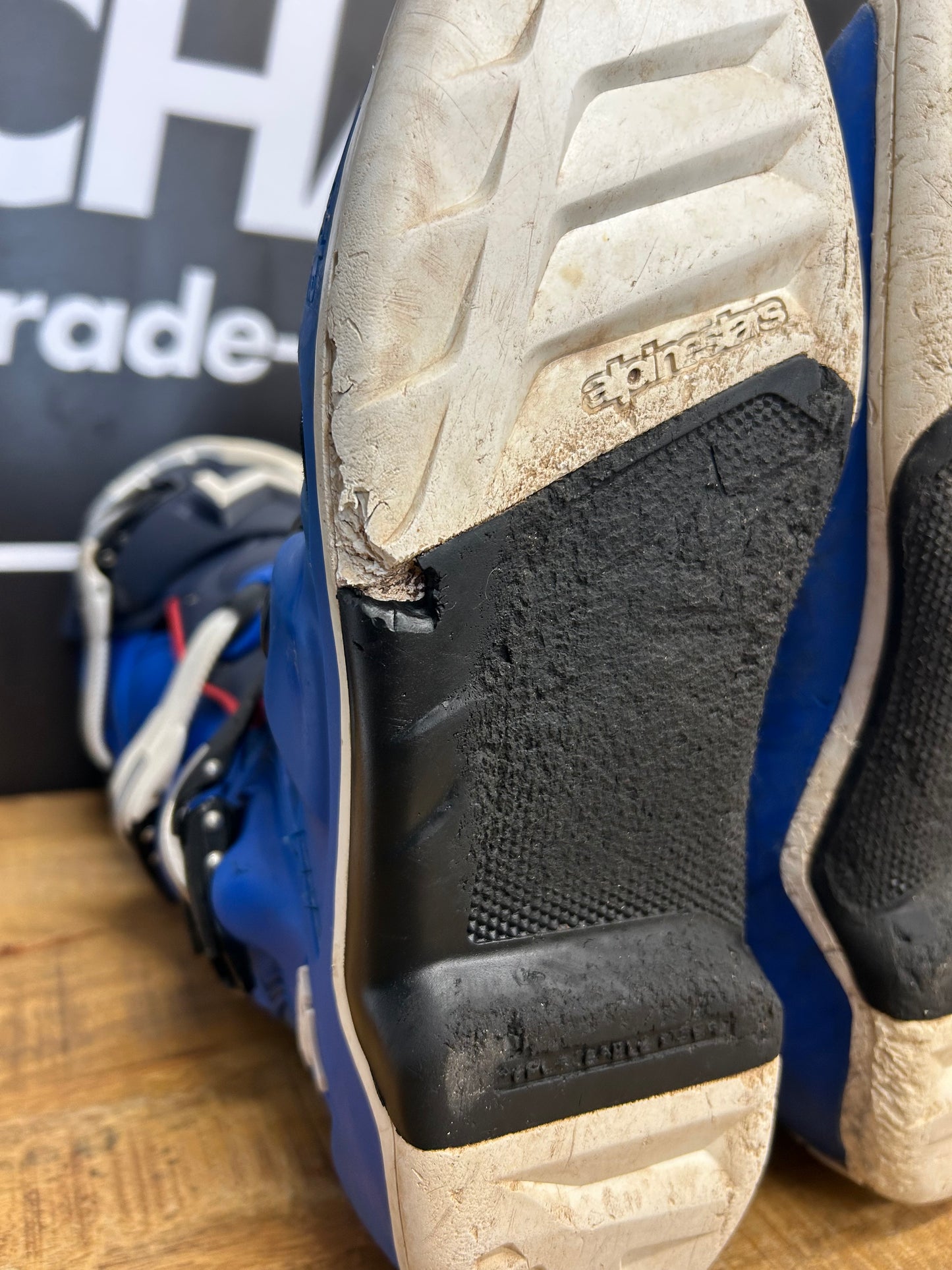 Alpinestars Tech 7 Motocross Boots Enduro MX Boot - US10/UK9 - Used - Blue