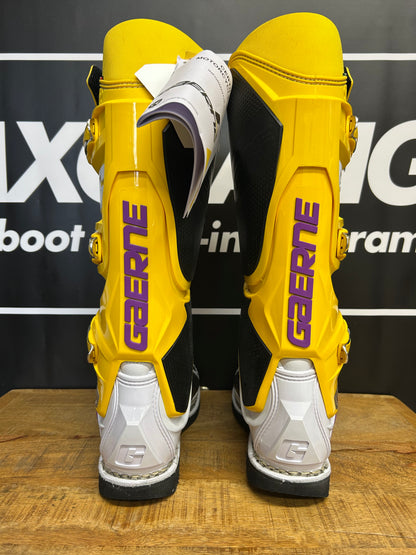 Gaerne SG12 LE White Gold Purple Motocross Boots - UK6 - New with Box