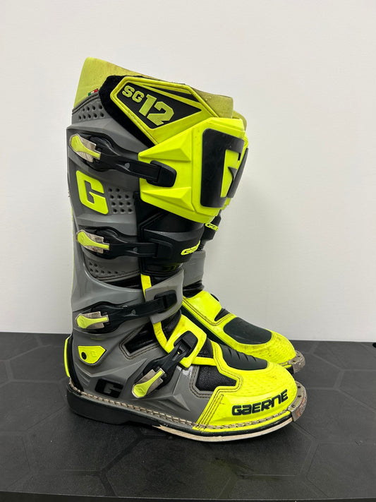Gaerne SG12 - Grey/Yellow - US9/UK8 - Used