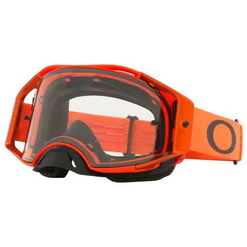 Oakley Airbrake MX Goggles Moto Orange Clear Lens - Brand New