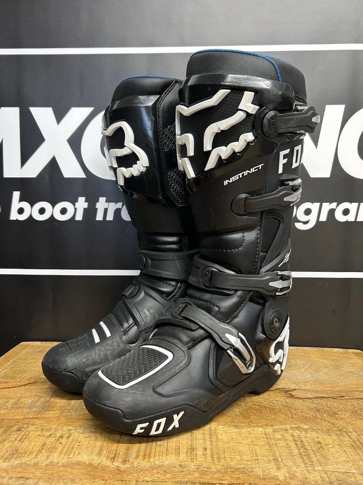 Fox Instinct Motocross Boots Black - UK8 - Used