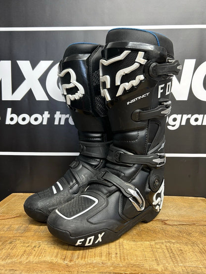 Fox Instinct Motocross Boots Black - UK8 - Used