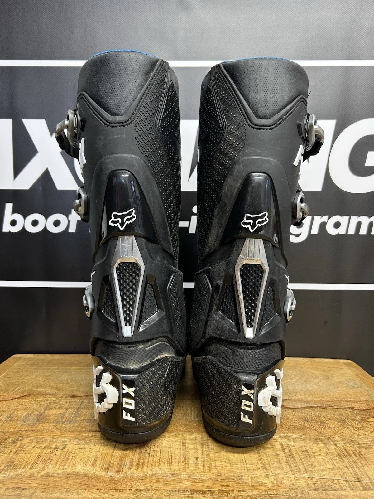 Fox Instinct Motocross Boots Black - UK8 - Used