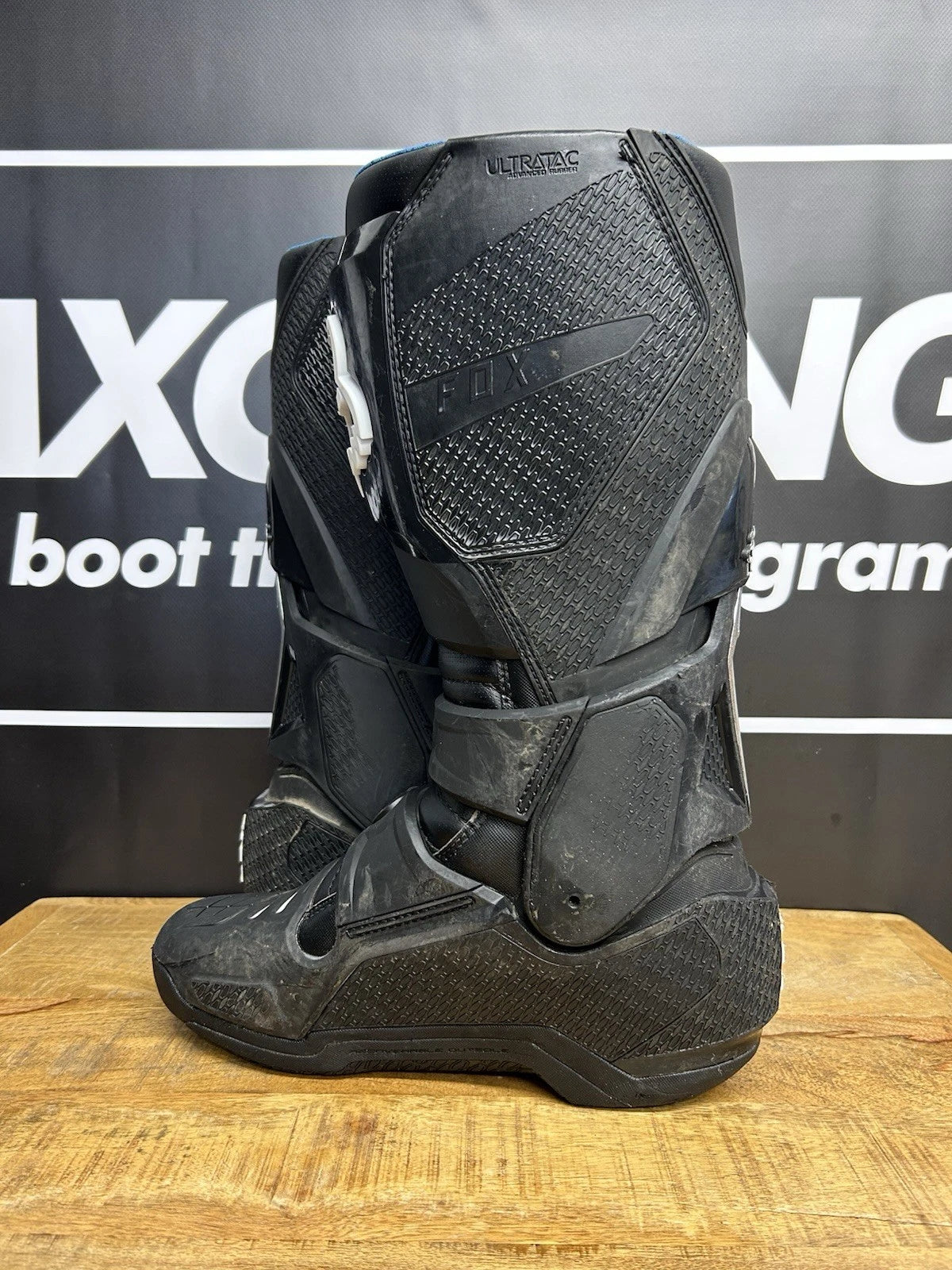 Fox Instinct Motocross Boots Black - UK8 - Used