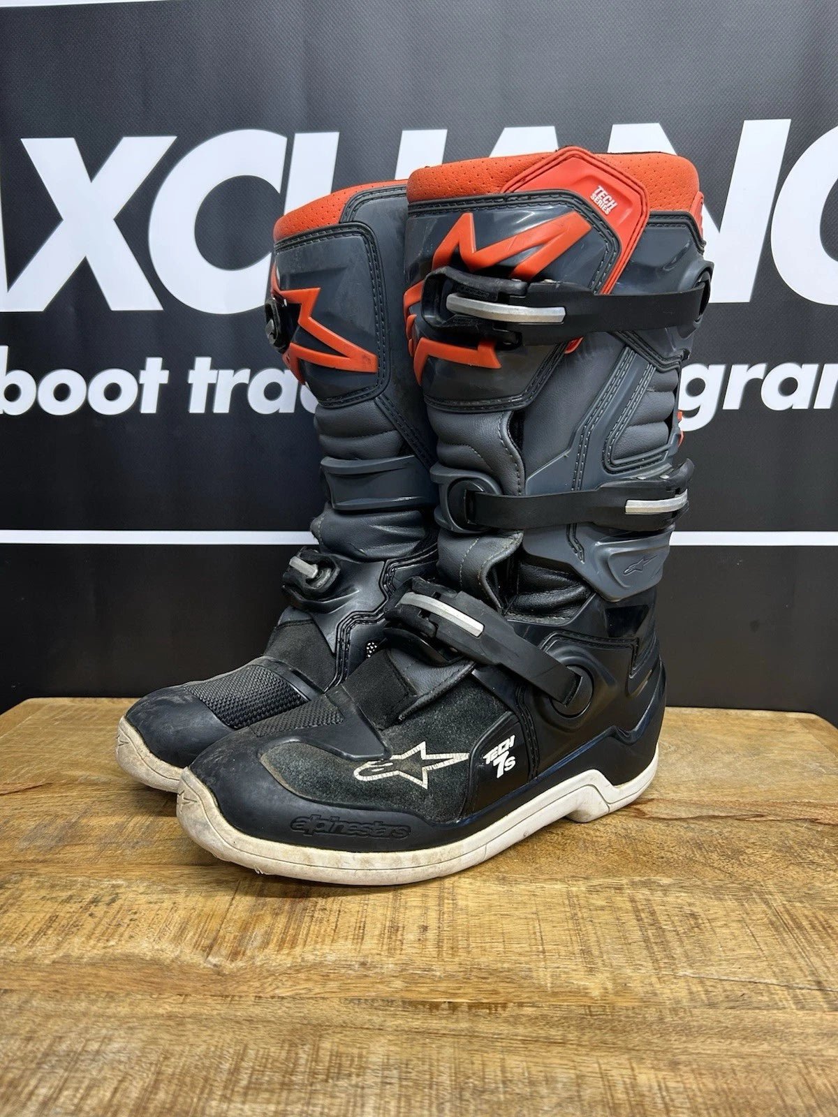 Alpinestars Tech 7s Youth Motocross Boots - UK6 - Used