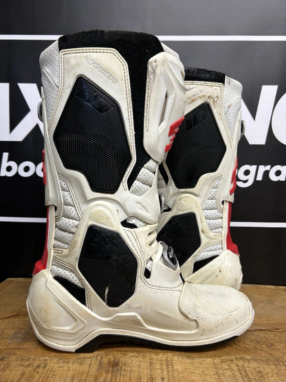 Alpinestars Tech 10 Supervented Motocross Boots - UK9 - Used - White/Red